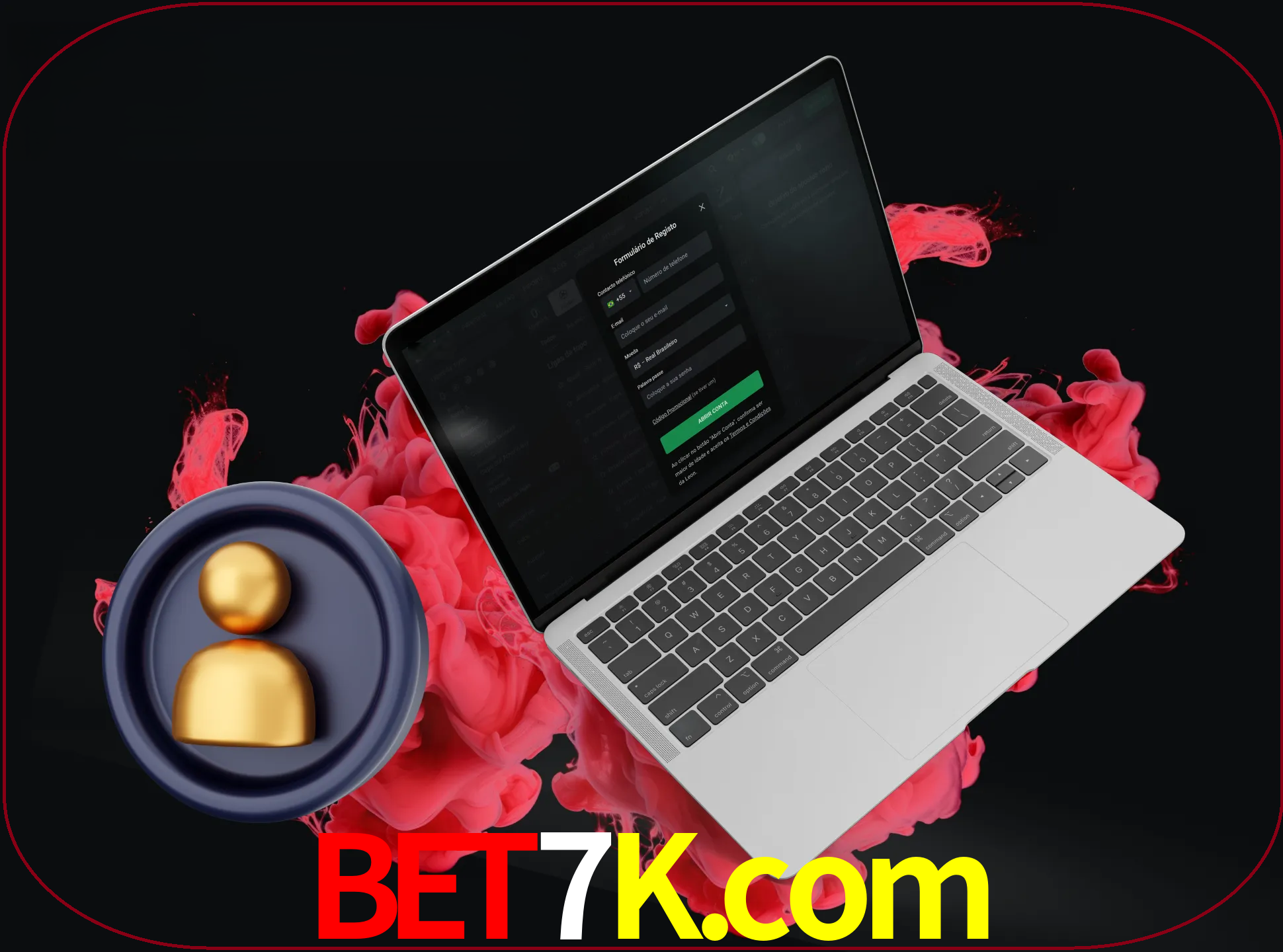 No cabeçalho do site bet7k, clique no botão que o levará a um formulário especial onde terá de introduzir as suas informações actuais.