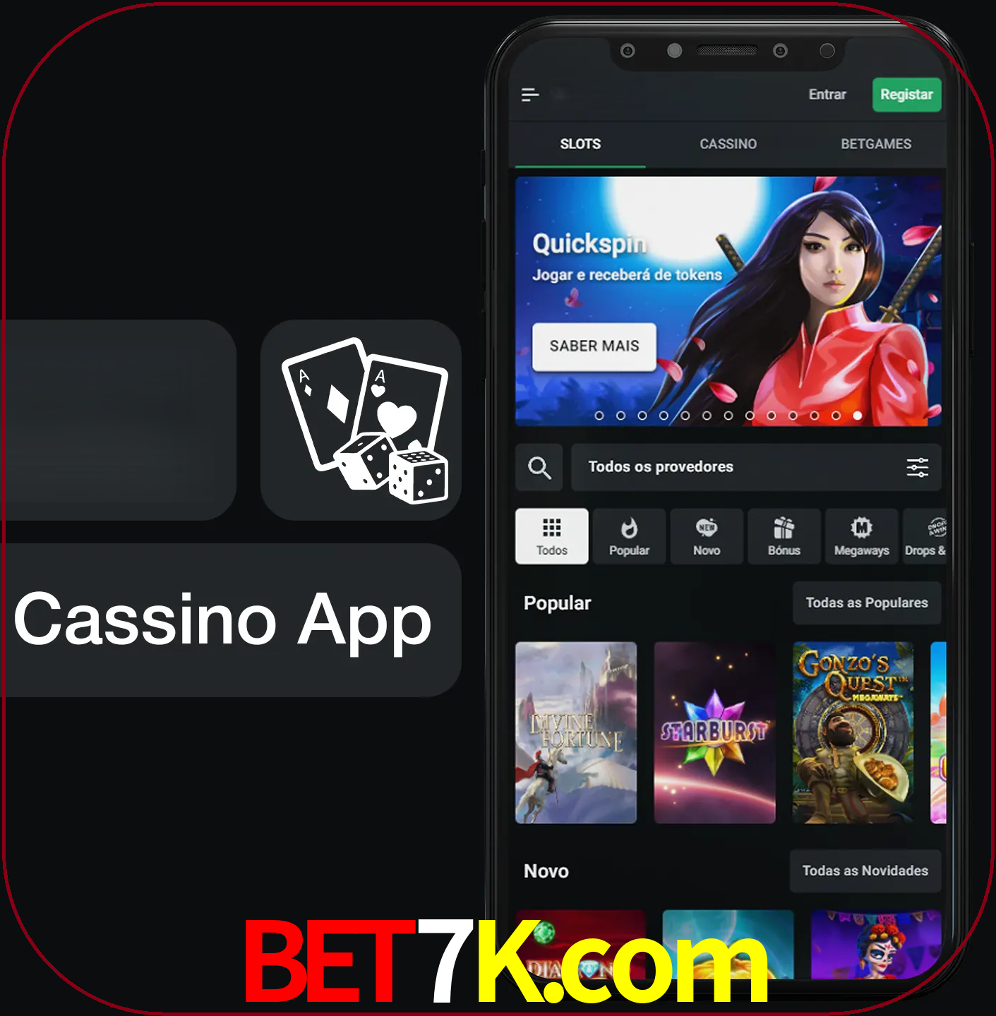 Jogue jogos de cassino e ganhe.