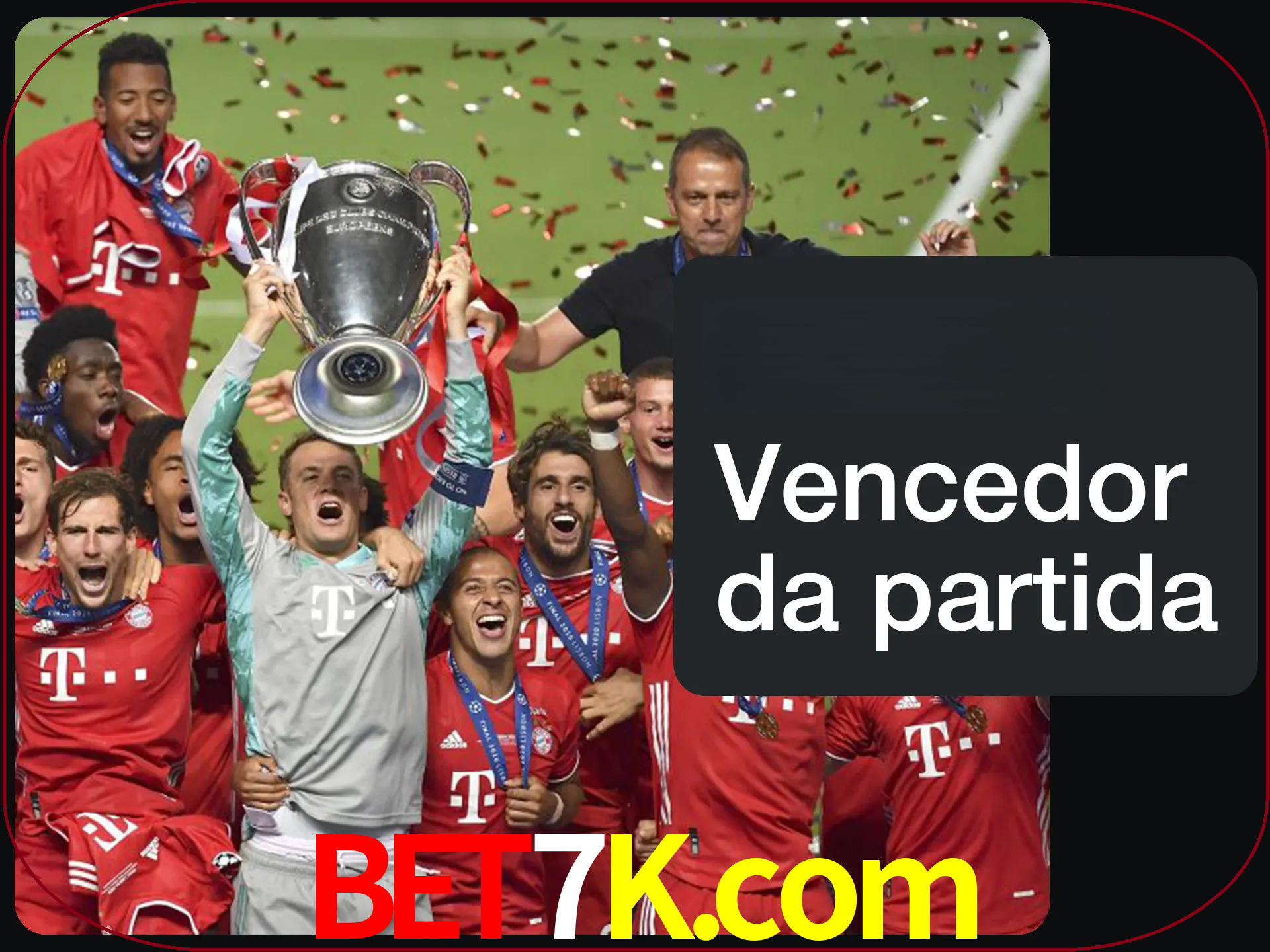 Aposte no vencedor e ganhe uma grande quantia de dinheiro.